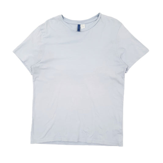 Mens Blue H&M Short Sleeve T Shirt