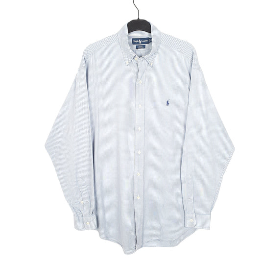 Mens Blue Ralph Lauren Long Sleeve Shirt