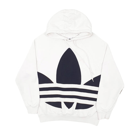 Mens White Adidas Originals Hoodie Jumper