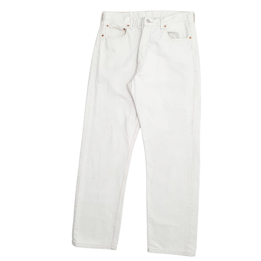 Mens White Levis 517 JeansW34 L32