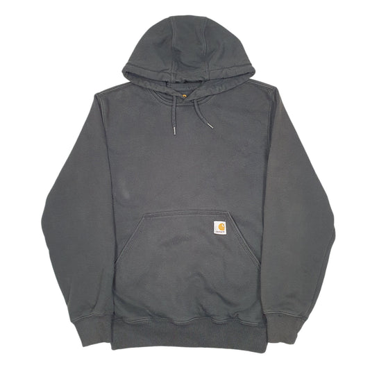 Mens Black Carhartt Workwear Rain Defender Hoodie Jumper