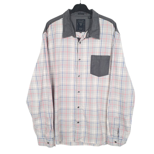 Mens Grey Guess ? Long Sleeve Shirt