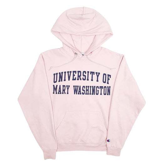 Womens Pink Champion University of Mary Washington Hoodie Jumper
