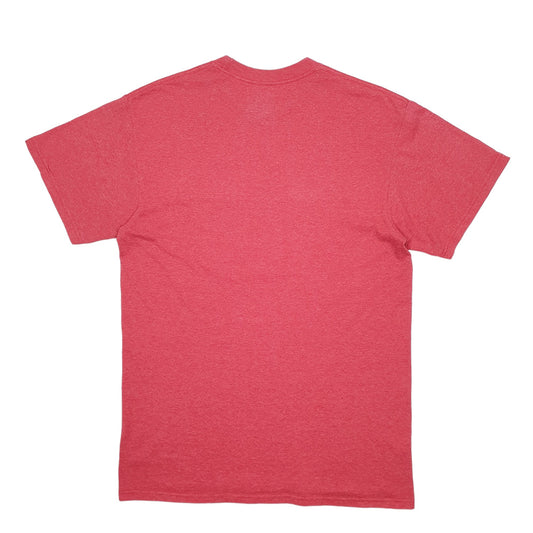 Mens Red Columbia Sportswear Spellout Short Sleeve T Shirt