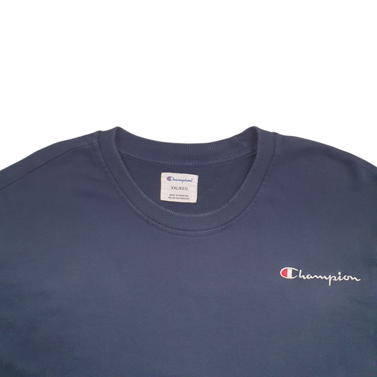 Mens Navy Champion Crewneck Jumper