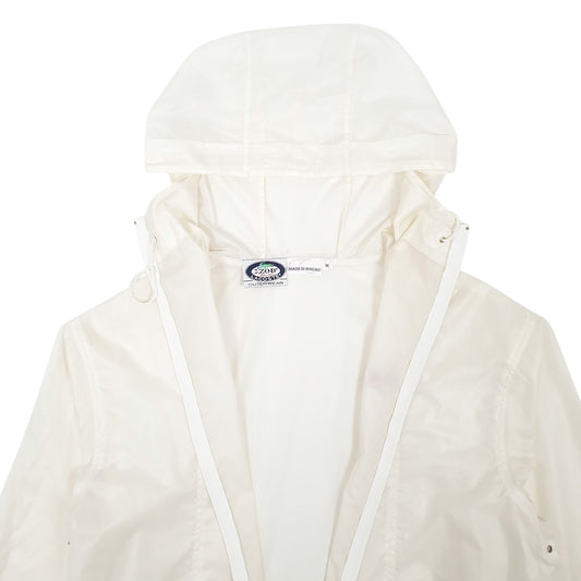 Womens Cream Lacoste Izod Trench Coat