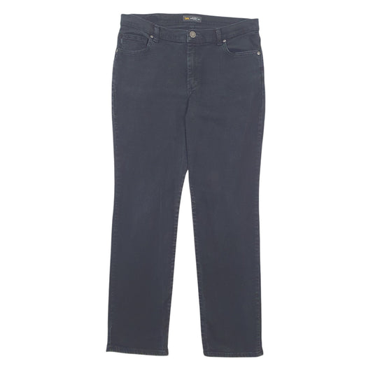 Womens Black Lee Relaxed JeansW33 L30