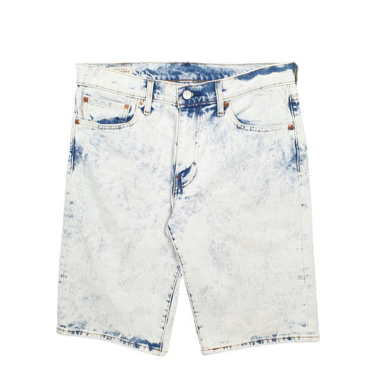 Mens White Levis Denim Jeans Jorts Acid Wash Denim Shorts
