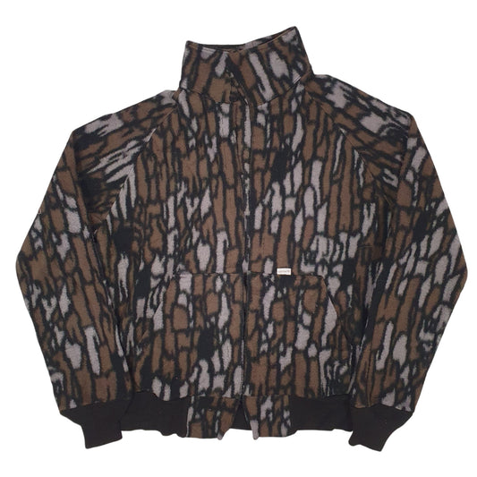 Mens Brown Carhartt Full Zip Jumper