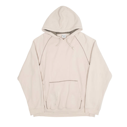 Mens Cream Columbia Sportswear Hoodie Jumper