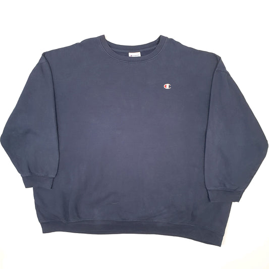 Mens Navy Champion Crewneck Jumper