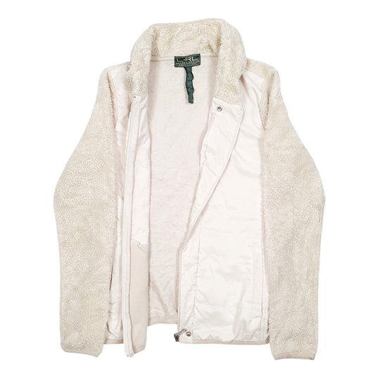 Womens Cream Lauren Ralph Lauren Full Zip Jumper