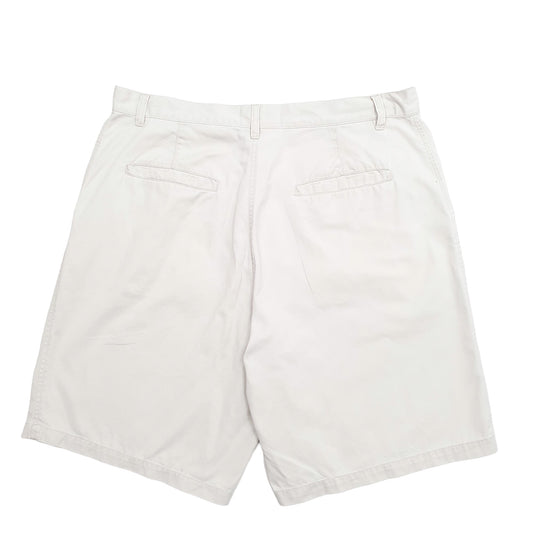 Mens Cream Lee Dungarees Chino Shorts