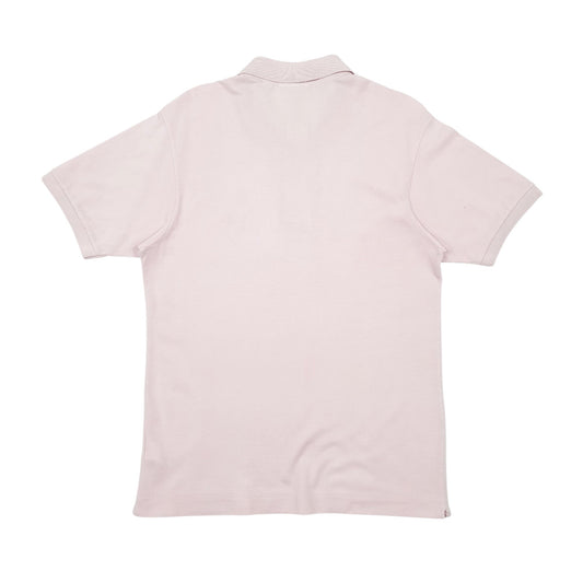 Mens Pink Lacoste Short Sleeve Polo Shirt
