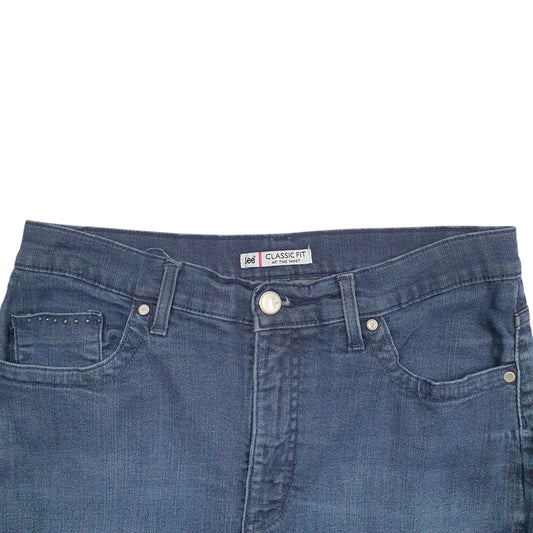 Womens Blue Lee Classic Stretch Fit At The Waist Casual JeansW30 L30