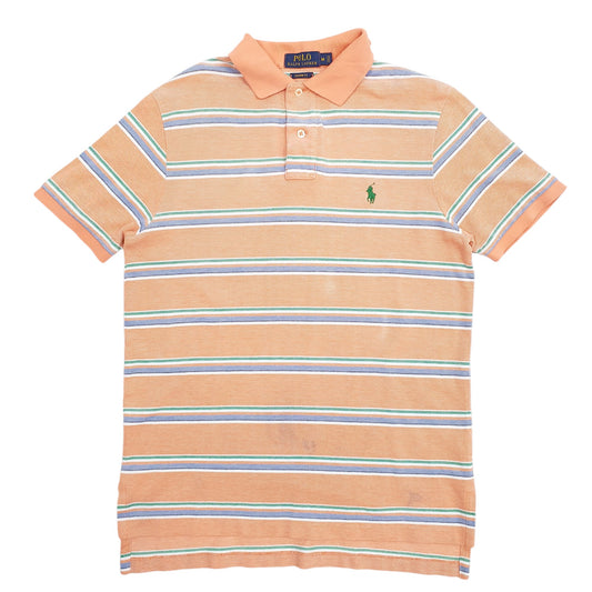 Mens Orange Polo Ralph Lauren Short Sleeve Polo Shirt