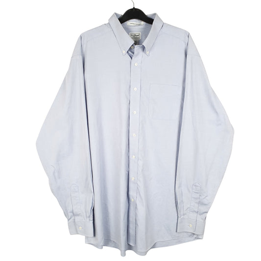 Mens Blue L.L.Bean Long Sleeve Shirt
