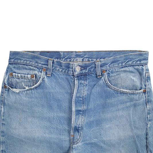 Mens Blue Levis 505 JeansW34 L32