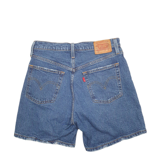 Womens Blue Levis 501 Denim Jorts Denim Shorts