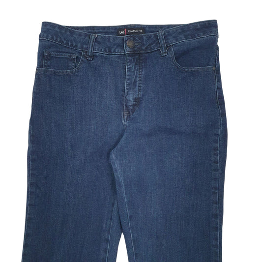 Womens Blue Lee Classic Fit JeansW32 L28