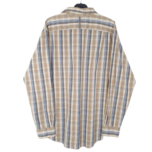 Mens Beige Nautica Long Sleeve Shirt