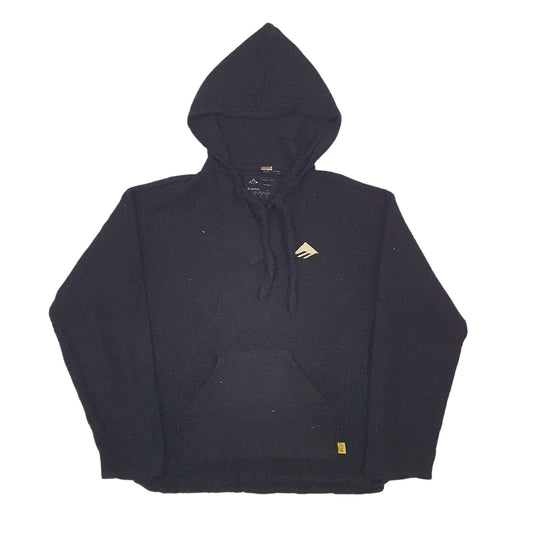 Mens Black Emerica Hoodie Jumper