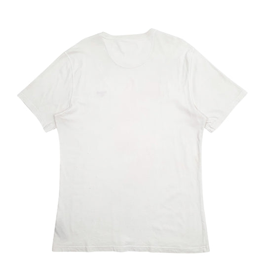 Mens White Barbour Short Sleeve T Shirt