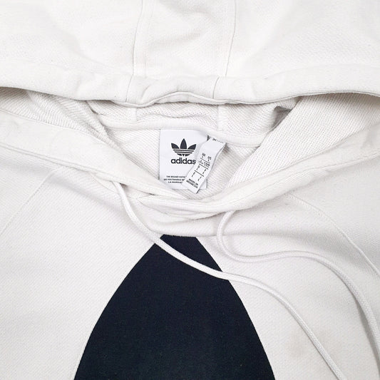 Mens White Adidas Originals Hoodie Jumper