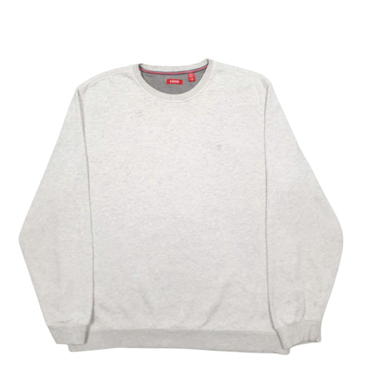 Mens Grey Izod Crewneck Jumper