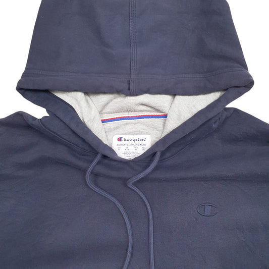 Mens Navy Champion Hoodie Jumper