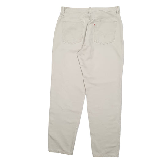 Womens Cream Levis 550 JeansW34 L32
