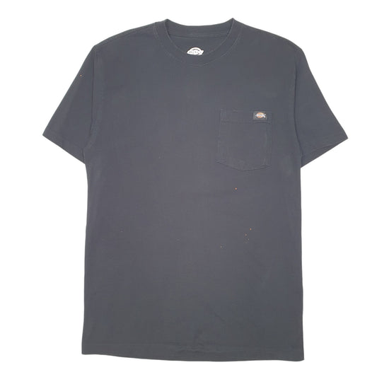 Mens Black Dickies Pocket Workwear Short Sleeve T Shirt