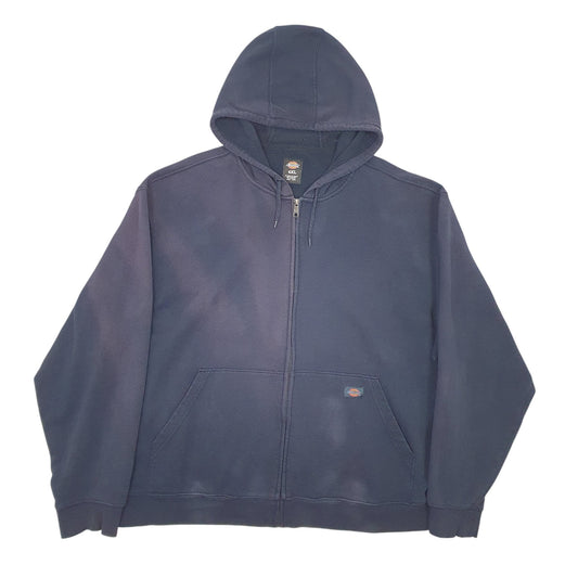 Mens Navy Dickies Full Zip Jumper