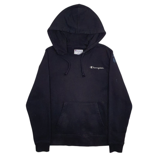 Mens Black Champion Hoodie Jumper
