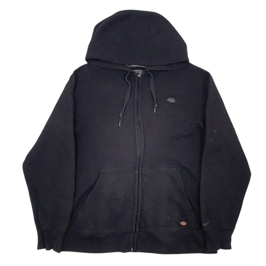 Mens Black Dickies Full Zip Jumper