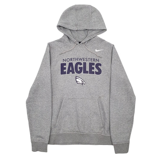 Mens Grey Nike Northwestern Eagles Hoodie Jumper