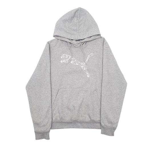 Womens Grey Puma Hoodies Jumper