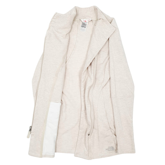 Womens Cream The North Face Full Zip Jumper