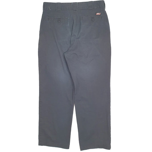 Mens Black Dickies Chino Trousers