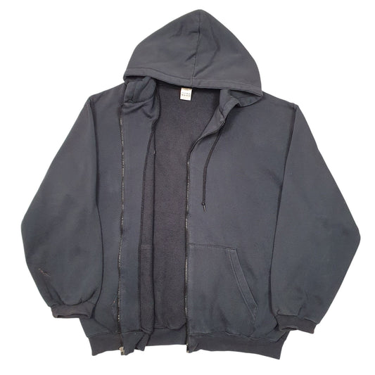 Mens Black Adidas Hoodie Full Zip Jumper