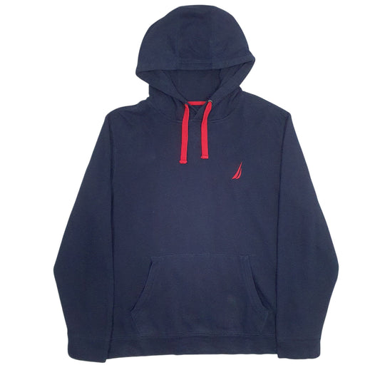 Mens Navy Nautica Hoodie Jumper