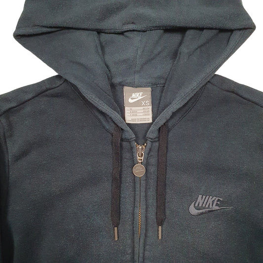 Womens Black Nike Full Zip Jumper