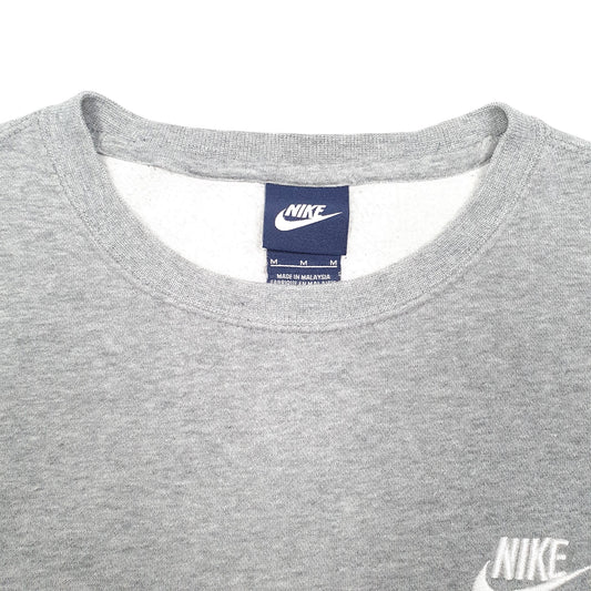 Mens Grey Nike Crewneck Jumper