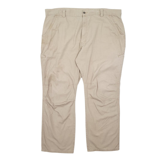Mens Beige Dickies Rip-Stop Chino Trousers