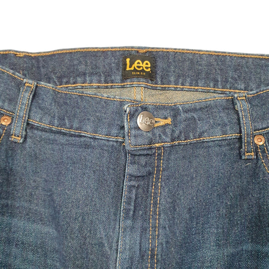 Mens Blue Lee Casual JeansW42 L32