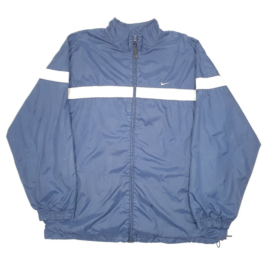 Mens Navy Nike Vintage 2000s Coat