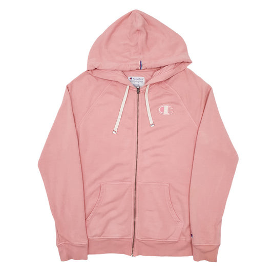 Womens Pink Champion Full Zip Jumper