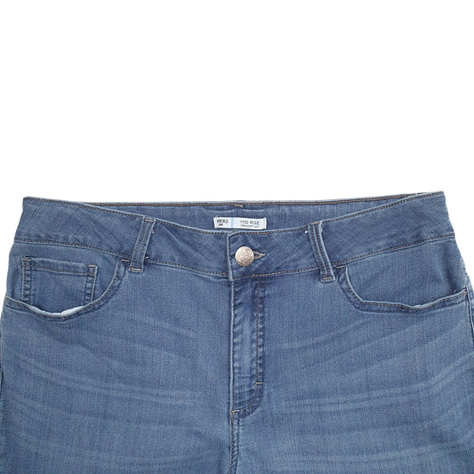 Mens Blue Lee Mid Rise Stretch Fit Casual JeansW32 L30