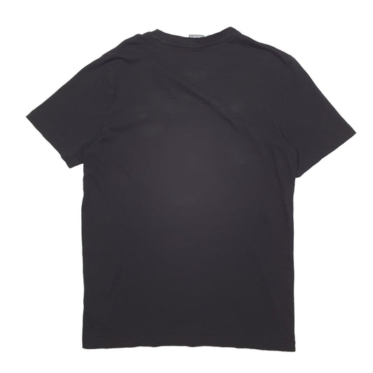 Mens Black Puma Spellout Short Sleeve T Shirt