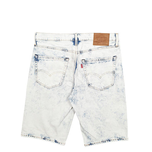 Mens White Levis Denim Jeans Jorts Acid Wash Denim Shorts